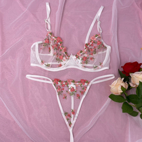 European And American Underwear Perspective Extreme Temptation Three-point Type