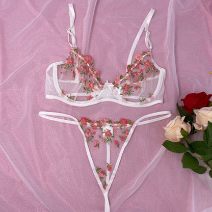 European And American Underwear Perspective Extreme Temptation Three-point Type