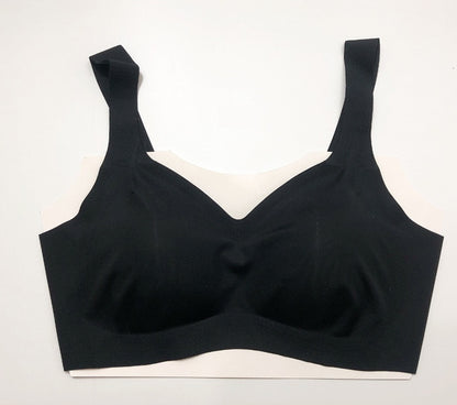 Seamless Deep V-neck Gathered Without Trace One Piece Underwear