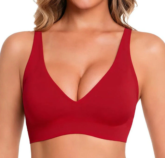 Women's Solid Color Portable Home Bra