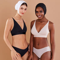 Women's Bra Soft And Comfortable Deep V Steel Ring Seamless Underwear