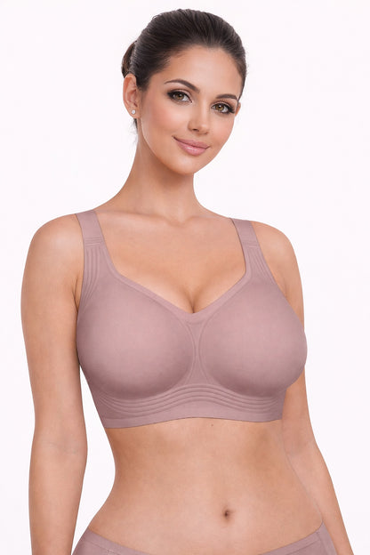 Women Wirefree Bras For Women Full Coverage No Underwire Everyday Bras Comfortable Wireless Padded Jelly Bras