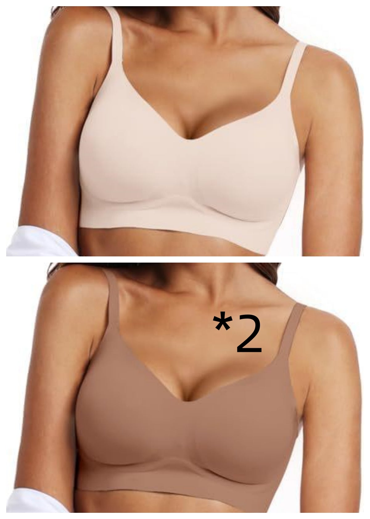 Simple Natural Women's Daily Bra Comfortable Wireless