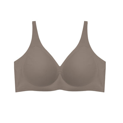 Wireless Seamless Underwear Women's Big Chest Small Deep V Push Up Plus Size Bra