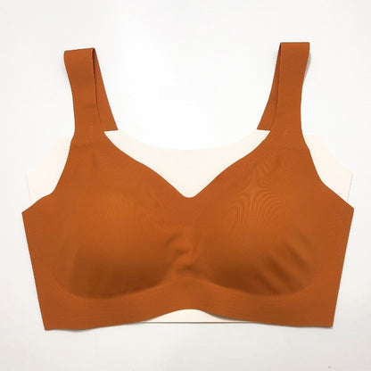 Seamless Deep V-neck Gathered Without Trace One Piece Underwear