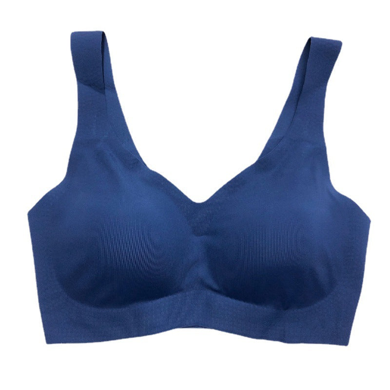 Seamless Deep V-neck Gathered Without Trace One Piece Underwear
