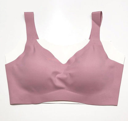 Seamless Deep V-neck Gathered Without Trace One Piece Underwear