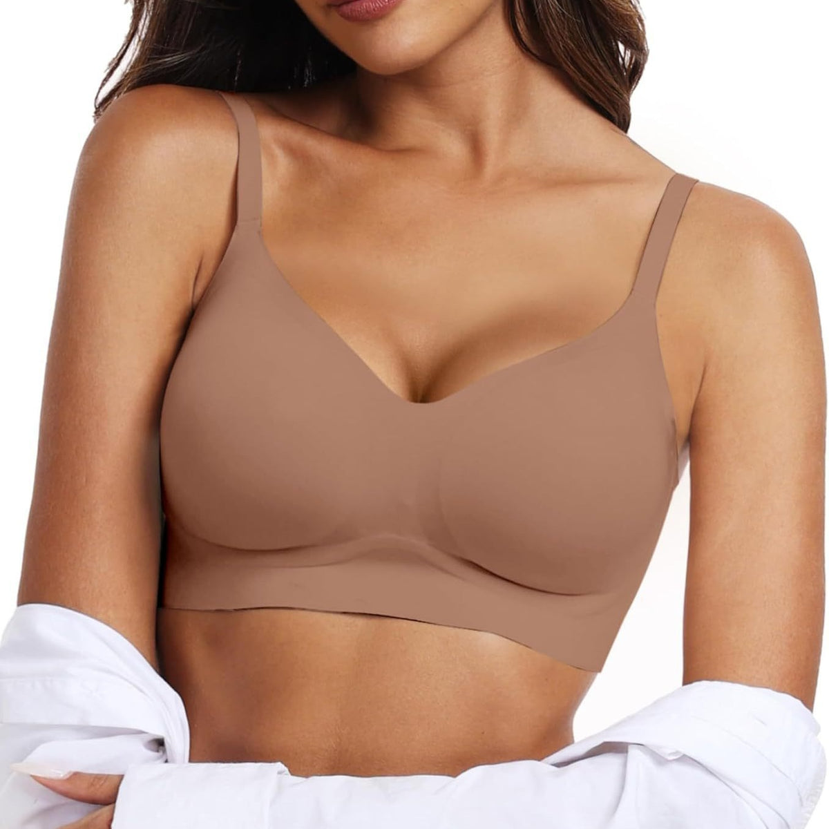 Simple Natural Women's Daily Bra Comfortable Wireless