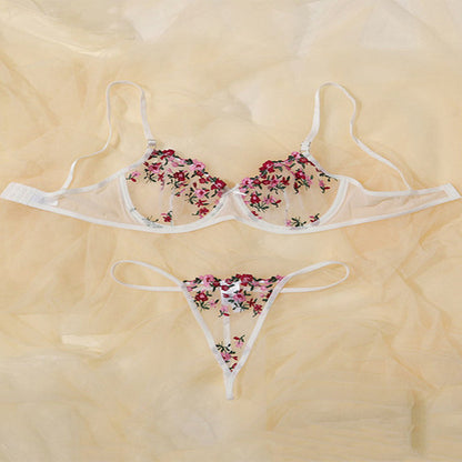 European And American Underwear Perspective Extreme Temptation Three-point Type