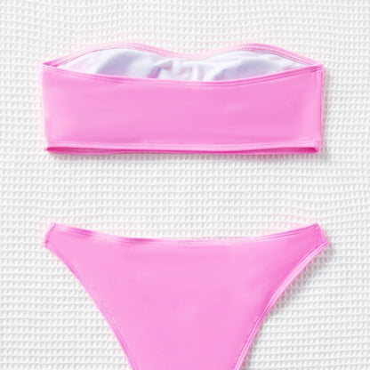 High Elastic Triangle Swimsuit Sexy High Waist Backless