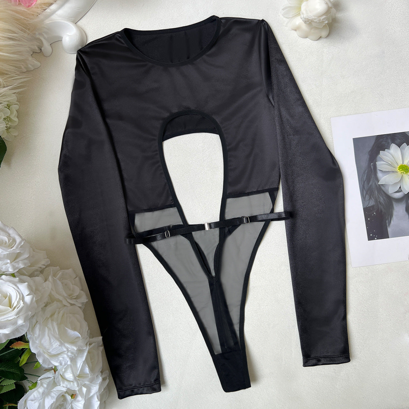 Womens Backless One-piece Leggings Bodysuit