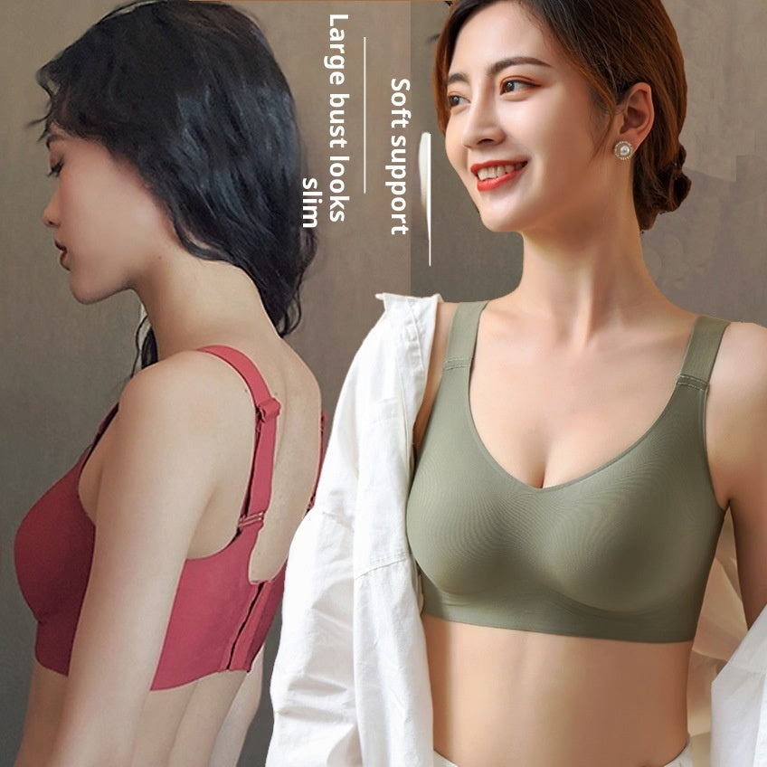 3D Jelly Soft Support Bra Gathers And Reduces Side Fat