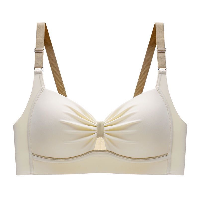 Summer Thin Small Breast Push Up Push Up Anti-sagging Comfortable Wireless Bra