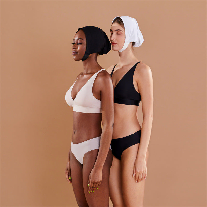 Women's Bra Soft And Comfortable Deep V Steel Ring Seamless Underwear